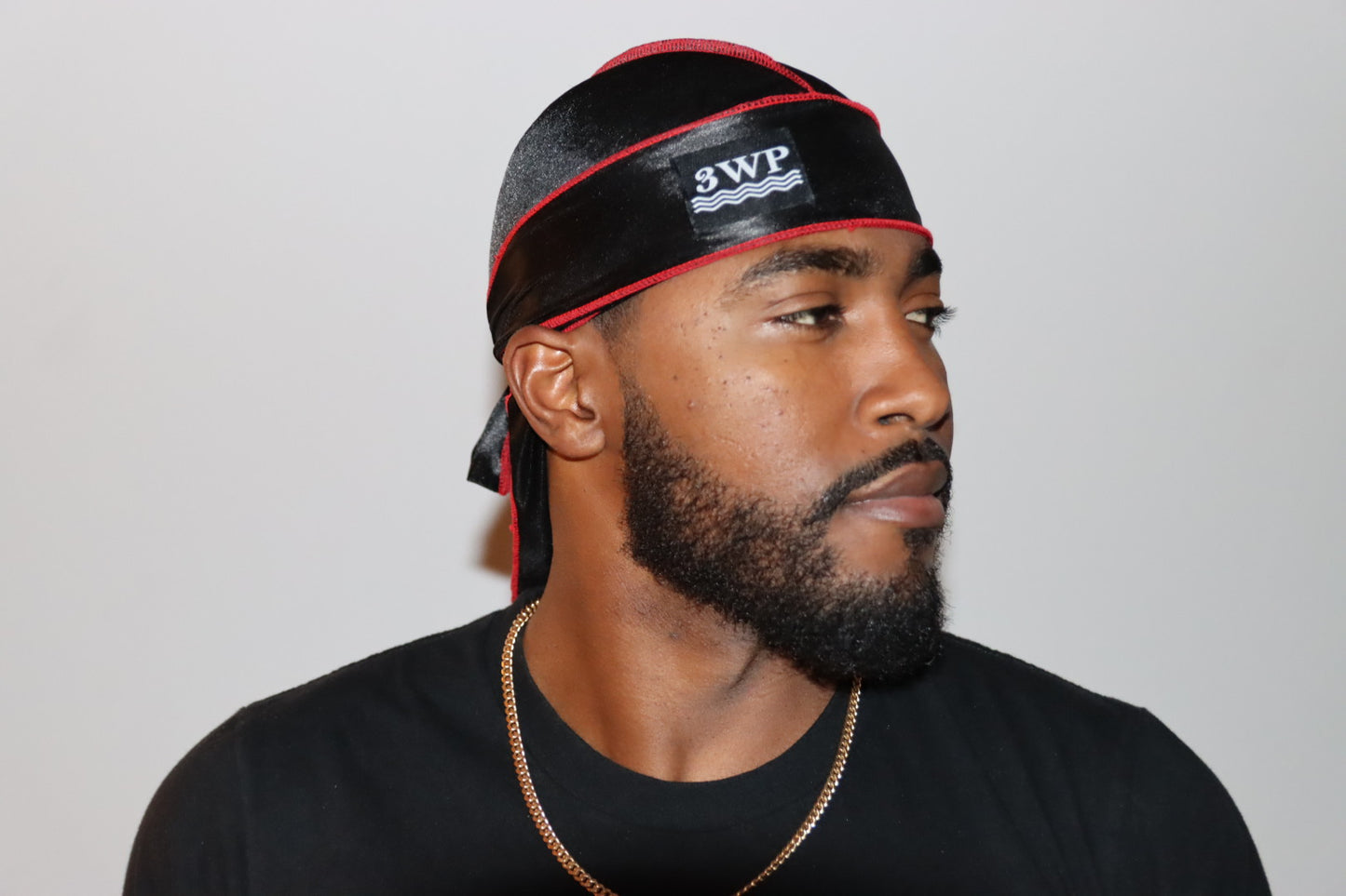 3WP Silky Du-rags with Stitching