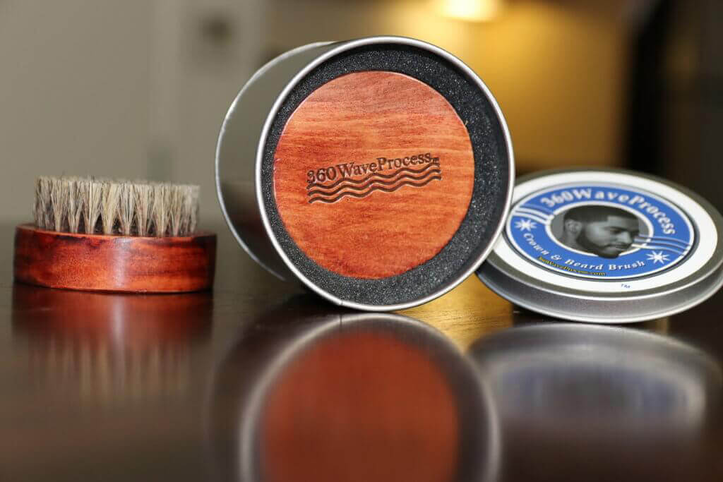 360WaveProcess Crown & Beard Brush (Crown Brush)