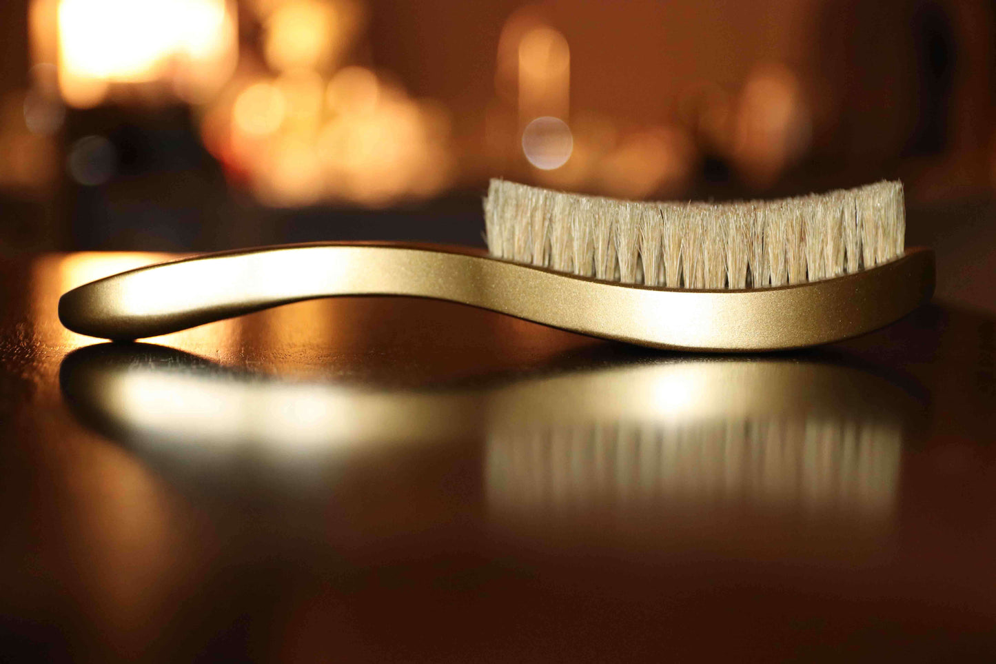 3WP Firm Softy Wave Brush (Gold Handle)