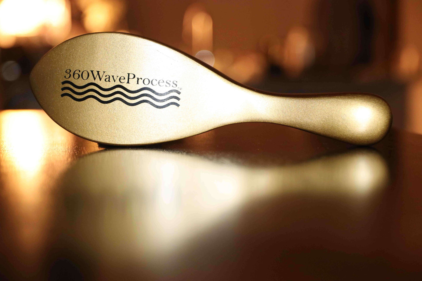 3WP Firm Softy Wave Brush (Gold Handle)