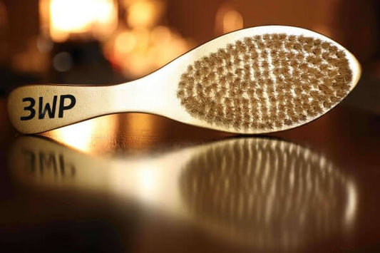 3WP Firm Softy Wave Brush (Gold Handle)