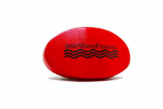 3WP Hard Wave Brush (Red)