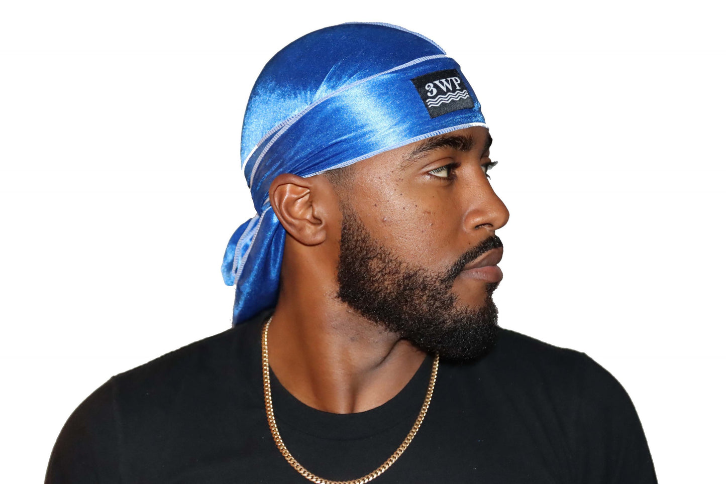 3WP Silky Du-rags with Stitching