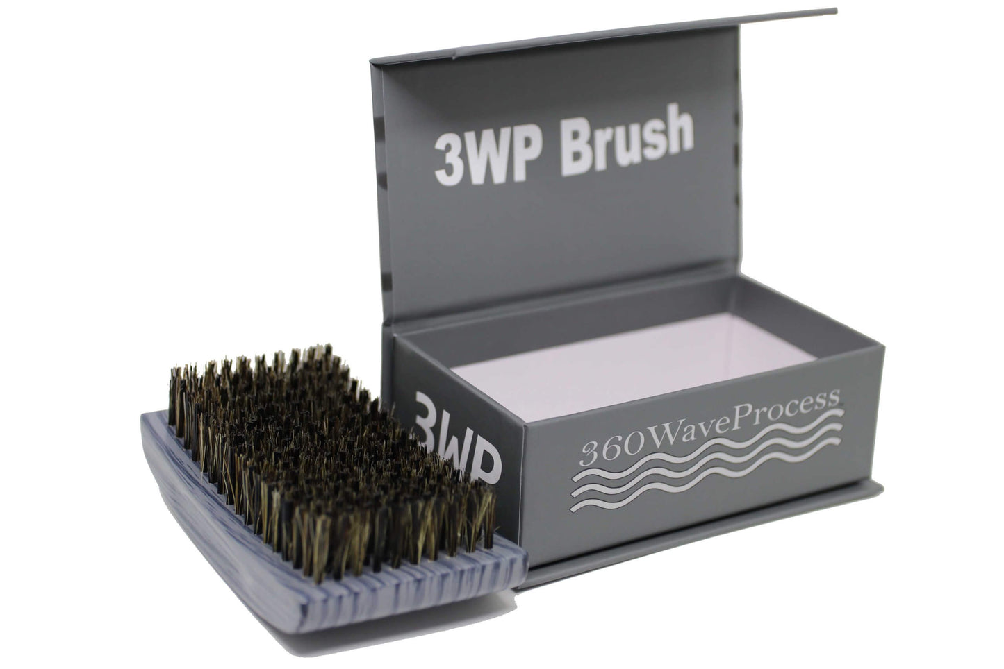 3WP S-line Hard Wave Brush (Gloss Grey)