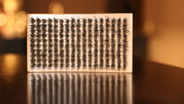 3WP Hard Wave Brush Engraved (Wood Grain)
