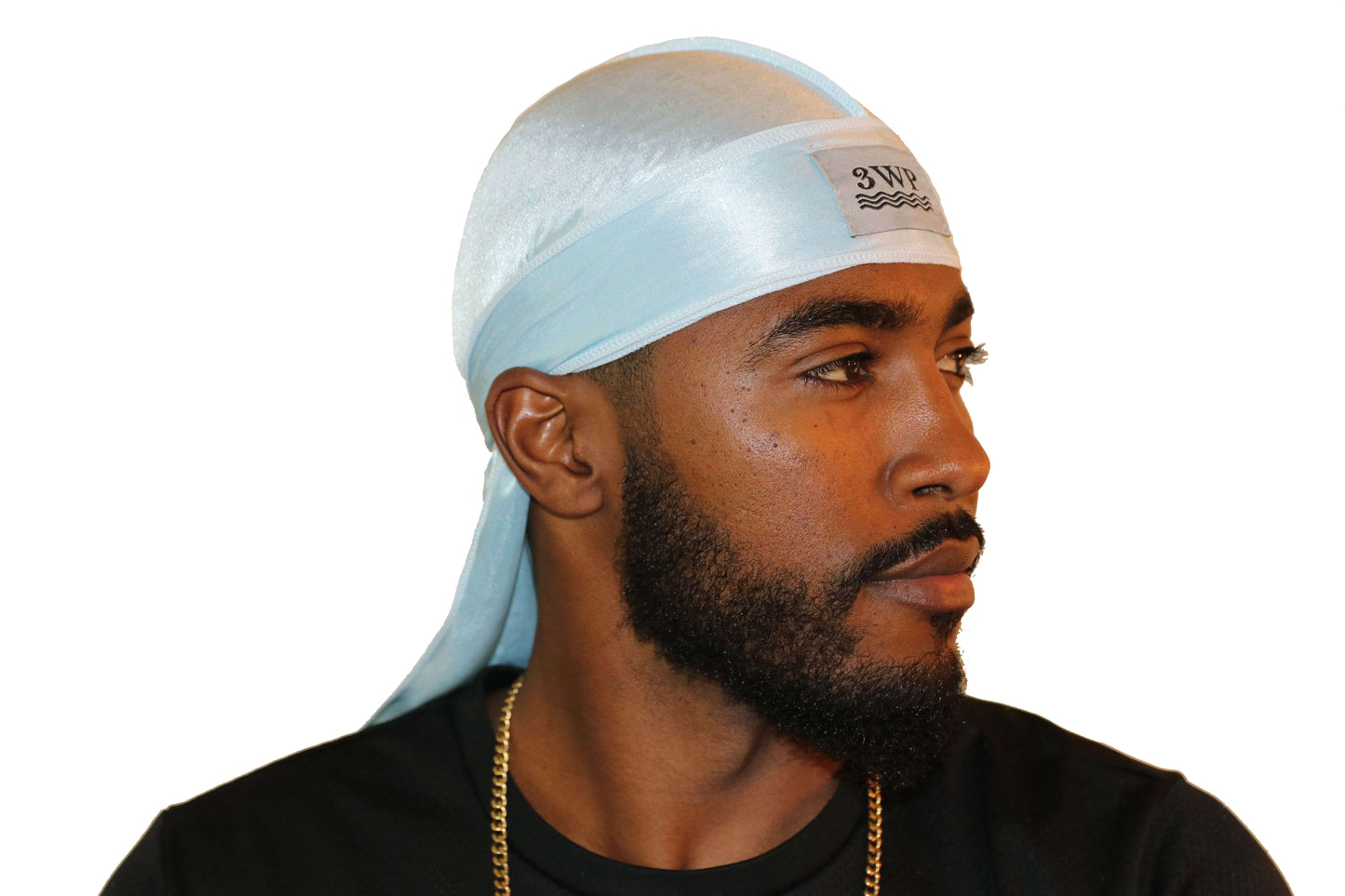 Baby Blue 3WP Silky Du-rag