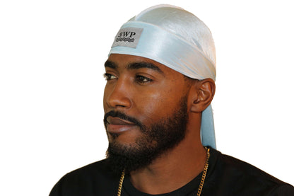 Baby Blue 3WP Silky Du-rag