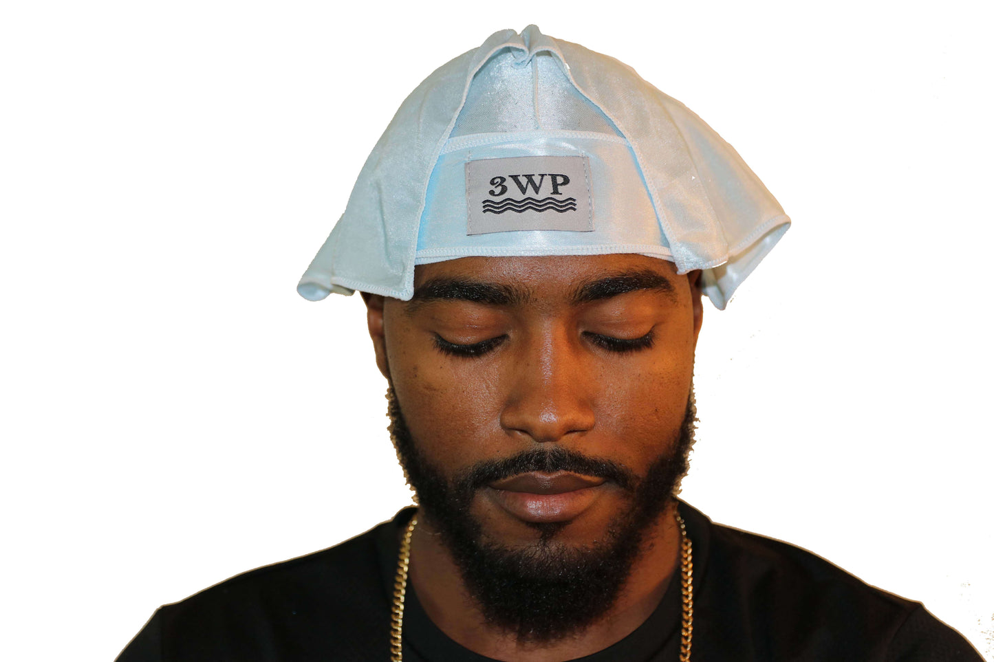Baby Blue 3WP Silky Du-rag