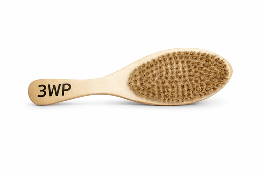 3WP Firm Softy Wave Brush (Gold Handle)